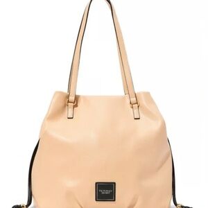 Victoria's Secret Tote Bag with Drawstring Detail NWT
